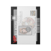 自分のVIPパスをパーソナライズする8つの方法にする ノートパッド (回転)