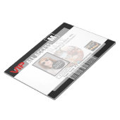 自分のVIPパスをパーソナライズする8つの方法にする ノートパッド (アングル)