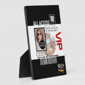 自分のVIPパスをパーソナライズする8つの方法にする フォトプラーク (側面)