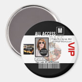 自分のVIPパスをパーソナライズする8つの方法にする マグネット (正面/裏面)