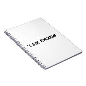 自分は十分に価値があると伝える子供の肯定日記 ノートブック (右側)