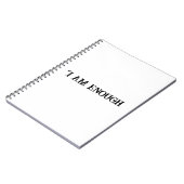 自分は十分に価値があると伝える子供の肯定日記 ノートブック (左側)