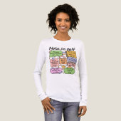 自分への励ましのメモ トライブレンドTシャツ (正面全体)