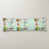 自分または自分の子抱き枕の名前のパーソナライズ ボディピロー (裏面)