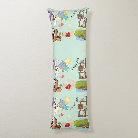 自分または自分の子抱き枕の名前のパーソナライズ ボディピロー (裏面 (縦))