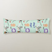 自分または自分の子抱き枕の名前のパーソナライズ ボディピロー (正面)