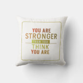 自分よりも強い考え人は心の持ち主 クッション (裏面)