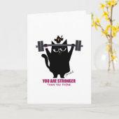 自分より強い考え人 – あいさつきカード カード (黄色い花)