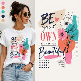 自分らしいデザイン トレンドの女性向けデザイン トライブレンドTシャツ