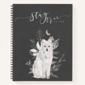 自分らしくあり続けて スノーフォックス ノートブック - 自分を大切に (正面)