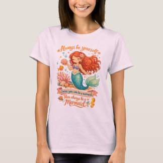 自分らしくあれ。ただし人魚になれるなら別 Tシャツ