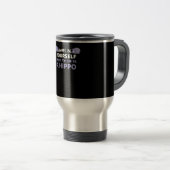 自分らしくいよう。ただしヒポポタマスになれるなら話は別だ トラベルマグ (正面右)