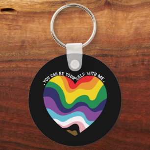 自分らしくいよう LGBT トランスジェンダー ゲイ キーホルダー