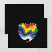 自分らしくいよう LGBT トランスジェンダー ゲイ ポストカード (正面/裏面)