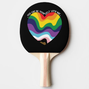 自分らしくいよう LGBT トランスジェンダー ゲイ 卓球ラケット