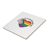 自分らしくいよう Pride Heart Tシャツ デザイン タイル (側面)