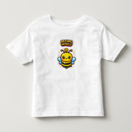 自分らしくいることが大切 Bee – かわいい女の子用Tシャツ トドラーTシャツ