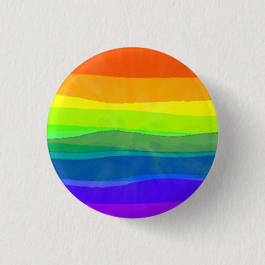 自分らしくいることに誇り - LGBTQIA Pride 缶バッジ (正面)