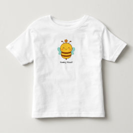 自分らしくハチになろう – かわいい女の子用Tシャツ トドラーTシャツ
