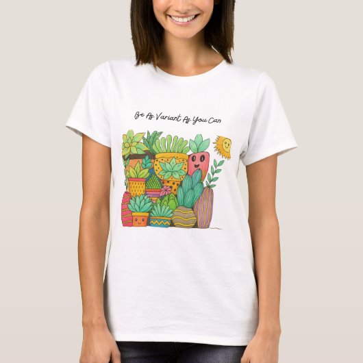 自分らしく多様であれ Tシャツ (正面)