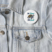自分らしく幸せに!自分の殻とカメのTシャツデザイン_1 缶バッジ (インサイチュ)
