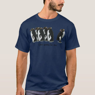 自分らしく生きなきゃ！ケチャップペンギンの面白い格言 Tシャツ