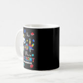 自分らしく生きよう 自閉症パンダ コーヒーマグカップ (正面左)