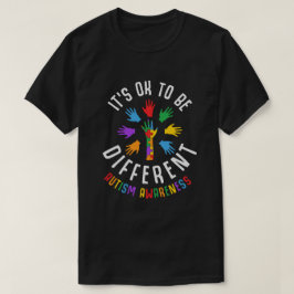 自分らしく生きよう 自閉症啓発 Tシャツ