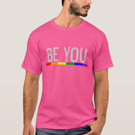 自分らしく生きるレインボーフラッグ Tシャツ