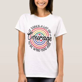 自分らしく生きる勇気 Tシャツ