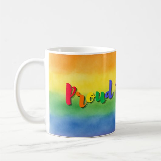 自分らしく生きる コーヒーマグカップ (左)