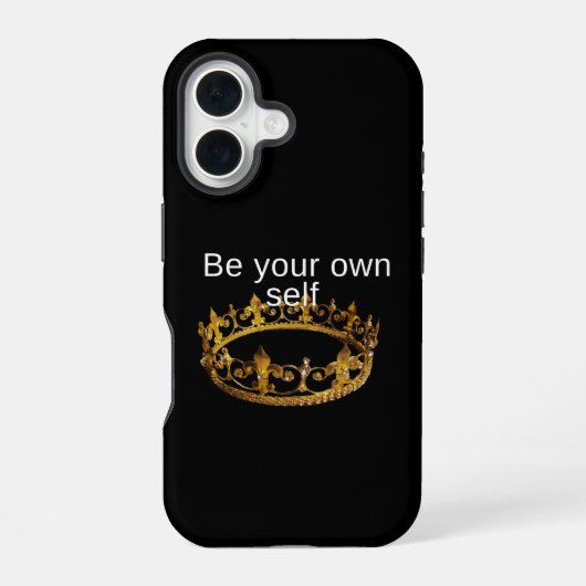 自分らしく生きる iPhone 16ケース (裏面)
