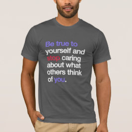 自分らしく生きる Tシャツ