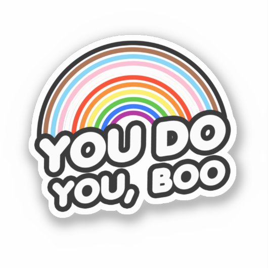 自分らしく生きるboo シール (正面)