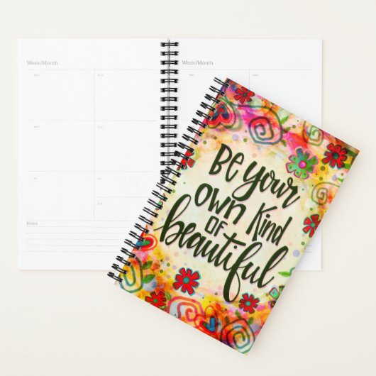 自分らしく美しい引用文インスパイアになる プランナー手帳 (ディスプレー)