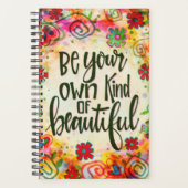 自分らしく美しい引用文インスパイアになる プランナー手帳 (正面)