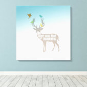 自分らしく美しい キャンバスプリント (インサイチュ (ウッドフロア))