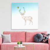 自分らしく美しい キャンバスプリント (インサイチュ (リビング))