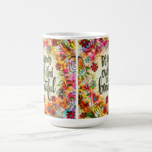 自分らしく美しい コーヒーマグカップ (中央)
