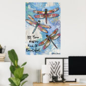 自分らしく美しい ポスター (ホームオフィス)