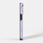 自分らしく自由に Purple Artsy iPhoneケース (右側面)