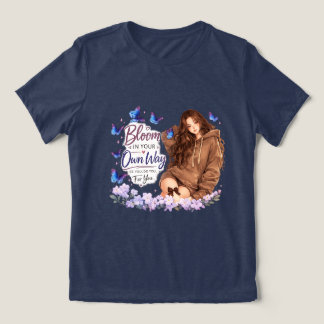 自分らしく輝く蝶のガールTシャツ トライブレンドＴシャツ