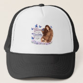自分らしく輝く蝶の乙女ベースボールキャップ キャップ (正面)