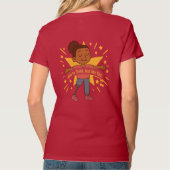 自分らしく輝く VネックTシャツ Tシャツ (裏面)