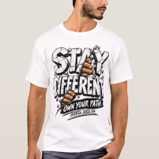 自分らしく進め モチベーショナルTシャツ Tシャツ