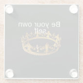 自分らしく ガラスコースター (裏面)