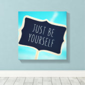 自分らしく キャンバスプリント (インサイチュ (ウッドフロア))