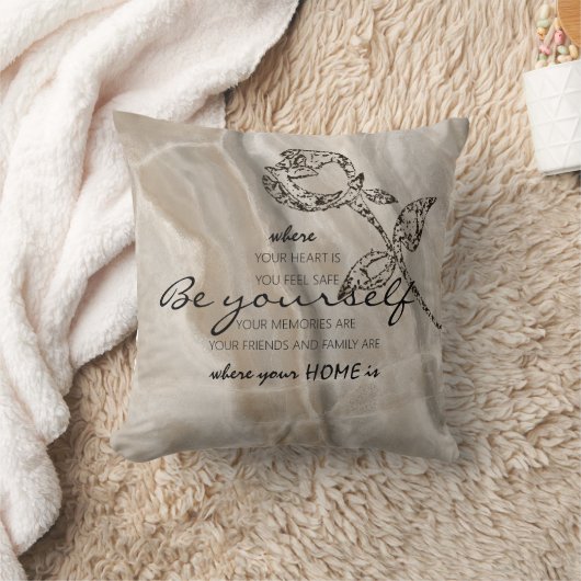 自分らしく クッション (ブランケット)