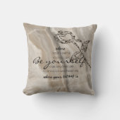 自分らしく クッション (正面)