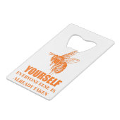 自分らしく クレジットカード栓抜き (裏面アングル)